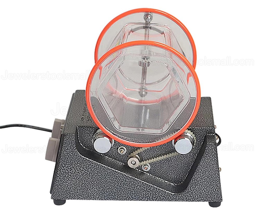 3Kg Mini Jewelry Rotary Tumbler Polisher Surface Polishing & Finishing Machine
